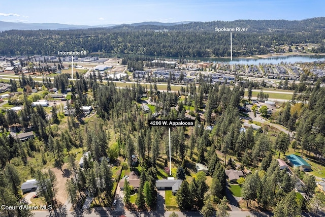 4206 W Appaloosa Rd, Coeur Dalene, ID 83815 - view of property location featuring a forest and a large body of water