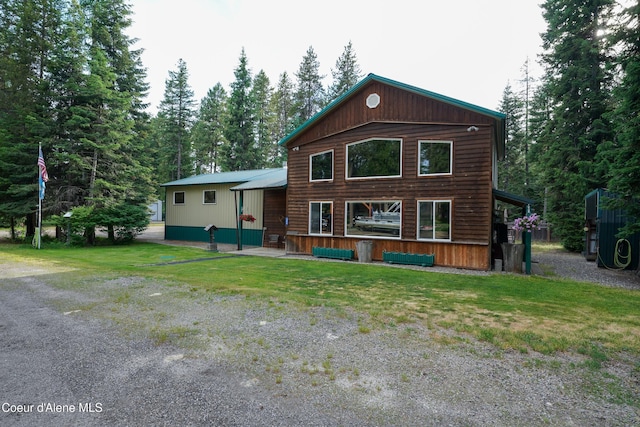 306 Scranton Ave, Coolin, ID 83821 - view of front facade with a front yard