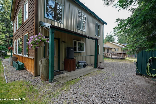 306 Scranton Ave, Coolin, ID 83821 - back of property