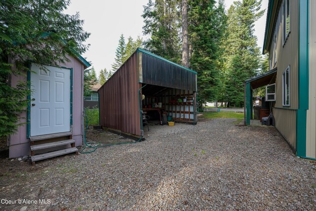 306 Scranton Ave, Coolin, ID 83821 - view of pole building featuring entry steps