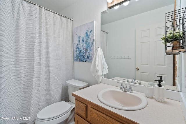 7560 W Sunrise St, Rathdrum, ID 83858 - bathroom featuring vanity and curtained shower