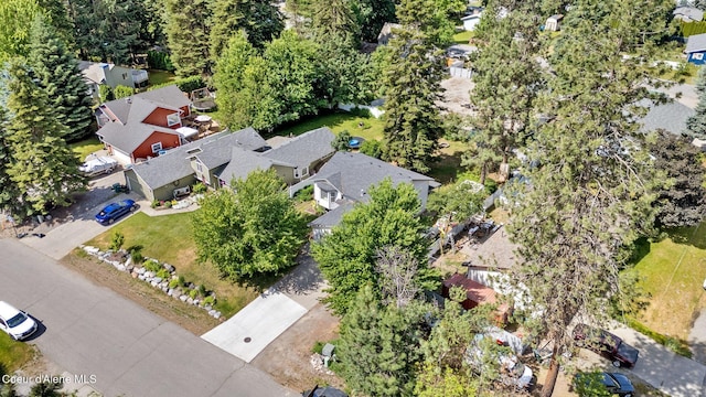7560 W Sunrise St, Rathdrum, ID 83858 - aerial view of property's location with nearby suburban area