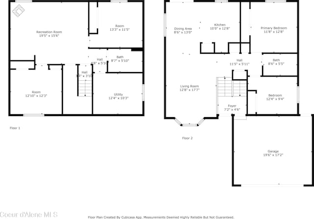 7560 W Sunrise St, Rathdrum, ID 83858 - view of property floor plan