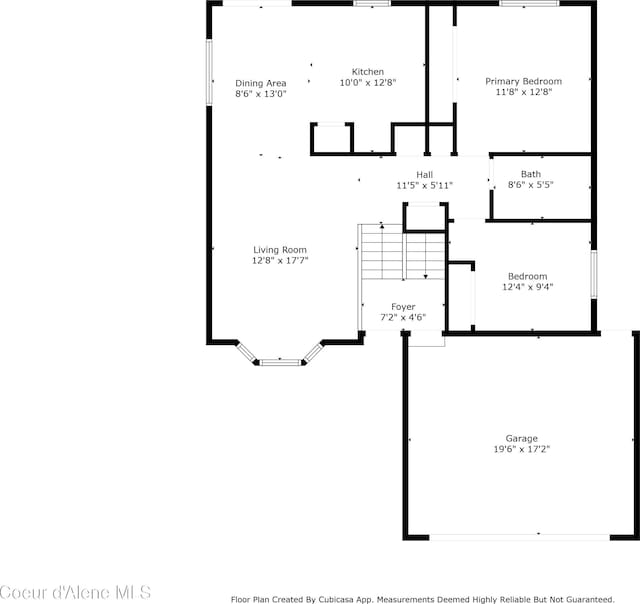 7560 W Sunrise St, Rathdrum, ID 83858 - view of floor plan / room layout