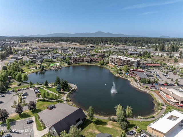 2999 N Casa Ct, Coeur Dalene, ID 83814 - drone / aerial view of a water and mountain view