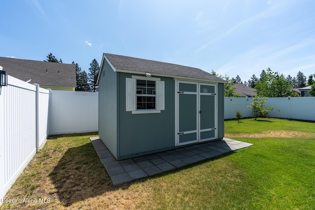 6522 N Idlewood Dr, Coeur Dalene, ID 83815 - view of shed featuring a fenced backyard