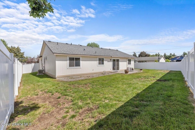 1601 N Summer Rose St, Post Falls, ID 83854 - back of property with a patio and a fenced backyard