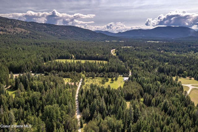 12 Otts Basin Rd, Sagle, ID 83860 - view of mountain backdrop with a heavily wooded area