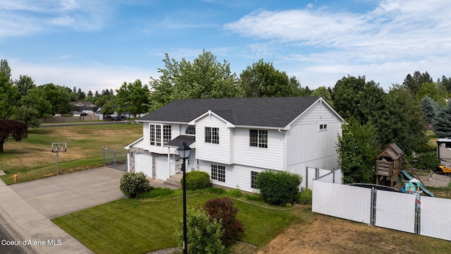 2442 N Rawhide Ridge Rd, Post Falls, ID 83854 - view of front of house featuring driveway and a garage