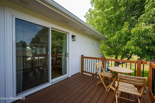 2442 N Rawhide Ridge Rd, Post Falls, ID 83854 - view of wooden deck