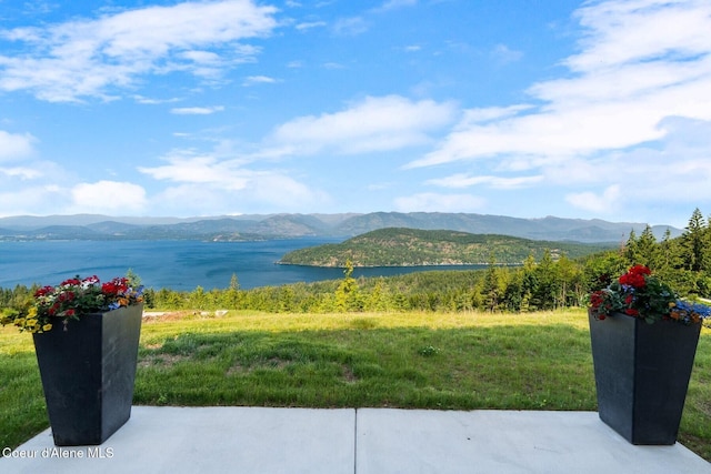 1376 Less Traveled Rd, Sagle, ID 83860 - view of mountain background with a nearby body of water