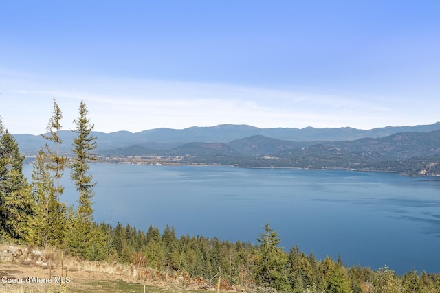 1376 Less Traveled Rd, Sagle, ID 83860 - water view featuring mountains