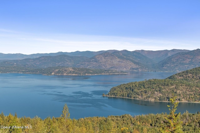 1376 Less Traveled Rd, Sagle, ID 83860 - water view featuring mountains