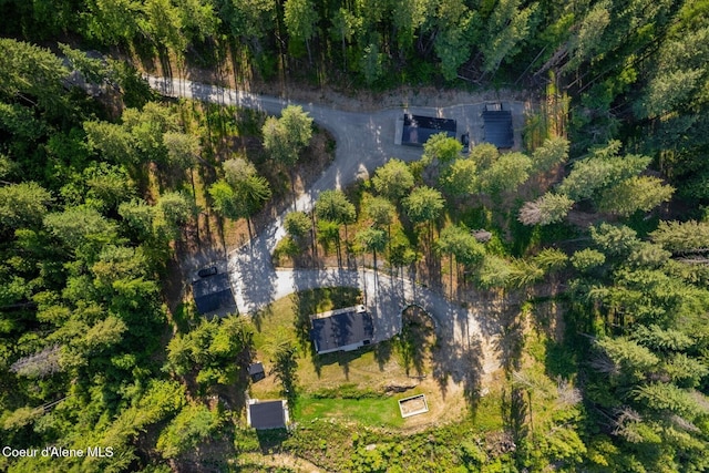 1376 Less Traveled Rd, Sagle, ID 83860 - aerial view of property and surrounding area