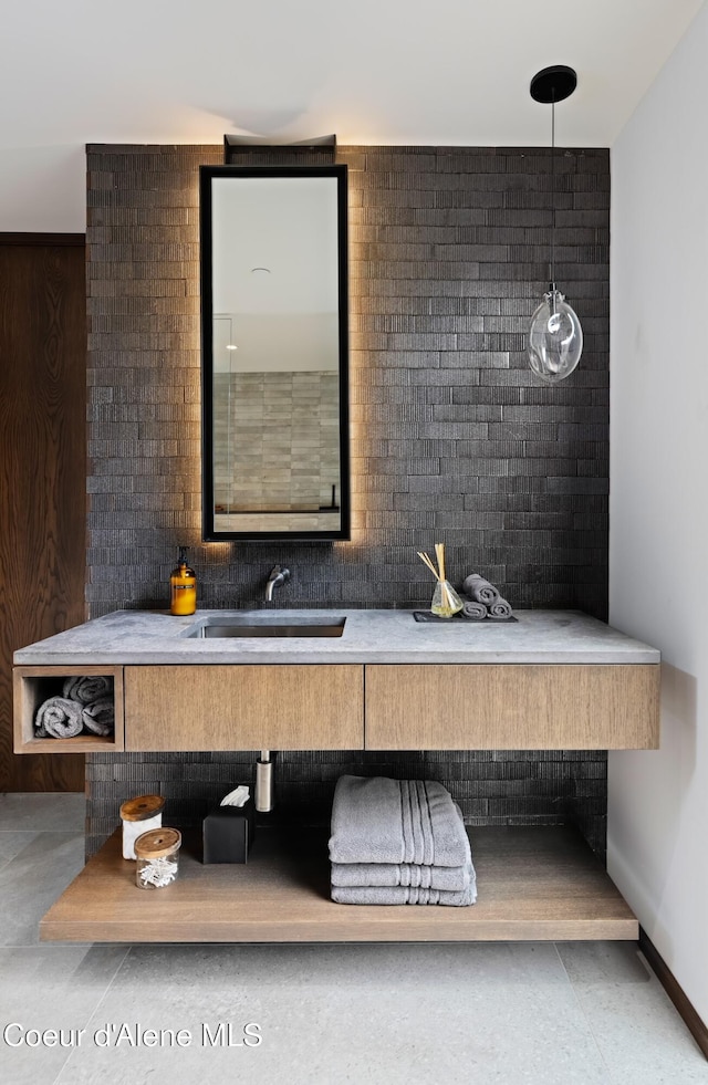 5 Crystal Springs Ct, Sandpoint, ID 83864 - bathroom featuring a sink and baseboards