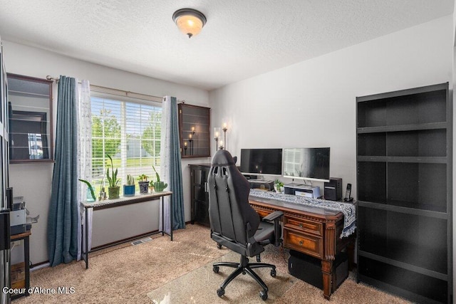 7090 N Epervier Ln, Coeur Dalene, ID 83815 - office featuring a textured ceiling