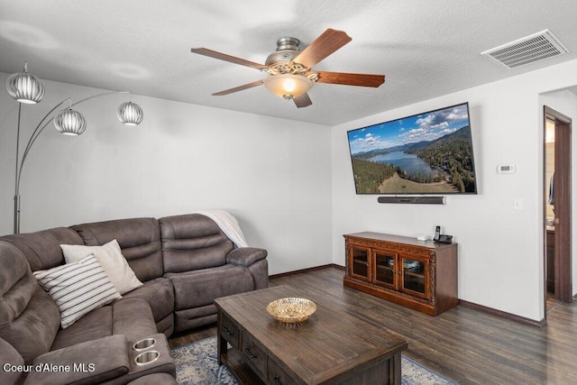 7090 N Epervier Ln, Coeur Dalene, ID 83815 - living room with wood finished floors and a ceiling fan