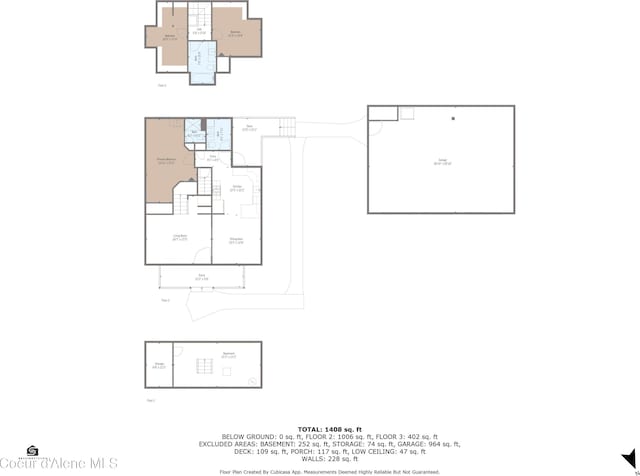 310 W Linden Ave, Coeur Dalene, ID 83814 - view of room layout