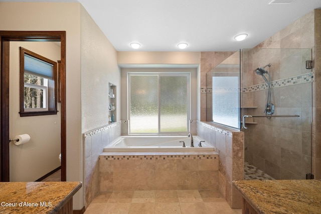 699 W Ranch Ct, Rathdrum, ID 83858 - full bath featuring a garden tub and a shower stall