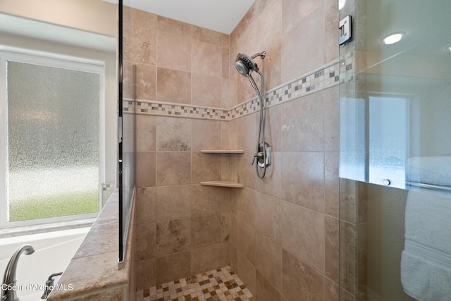 699 W Ranch Ct, Rathdrum, ID 83858 - bathroom with a tile shower and a bath