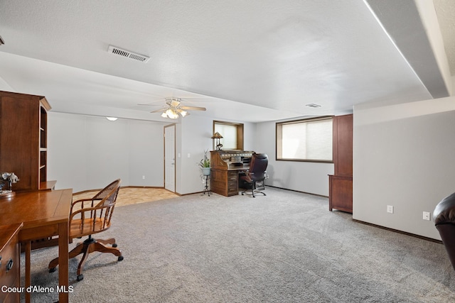 699 W Ranch Ct, Rathdrum, ID 83858 - office space featuring light colored carpet and a ceiling fan