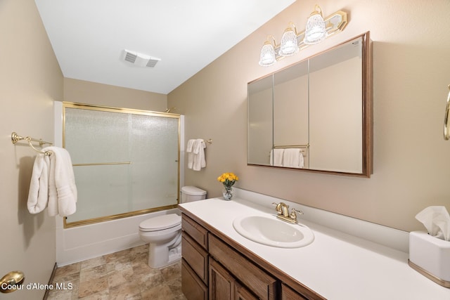 699 W Ranch Ct, Rathdrum, ID 83858 - bathroom with vanity and bath / shower combo with glass door