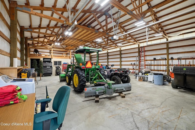 699 W Ranch Ct, Rathdrum, ID 83858 - garage with washer / dryer and a garage door opener