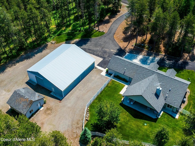 699 W Ranch Ct, Rathdrum, ID 83858 - aerial view of property and surrounding area