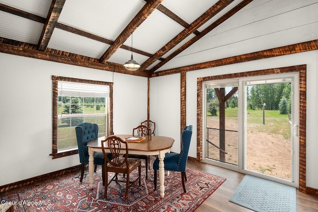 4119 Colburn Culver, Sandpoint, ID 83864 - dining space featuring healthy amount of natural light and wood finished floors