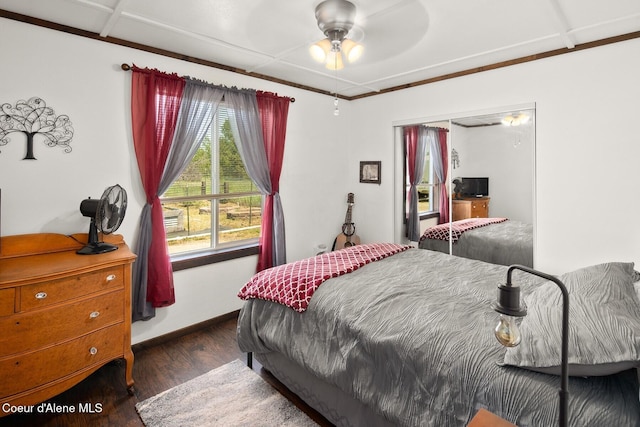 4119 Colburn Culver, Sandpoint, ID 83864 - bedroom featuring wood finished floors and baseboards