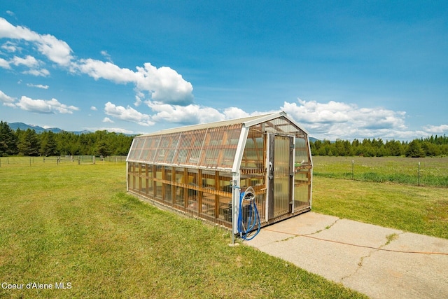 4119 Colburn Culver, Sandpoint, ID 83864 - view of greenhouse featuring a rural view