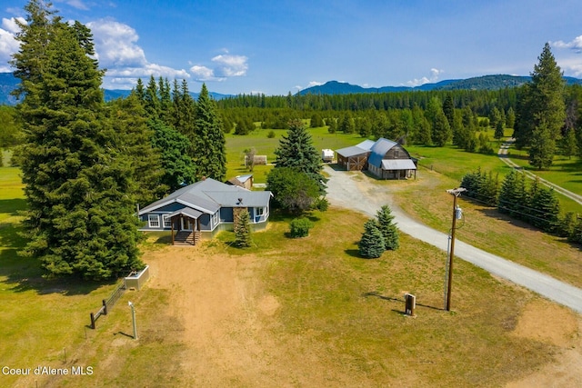 4119 Colburn Culver, Sandpoint, ID 83864 - view from above of property featuring a forest