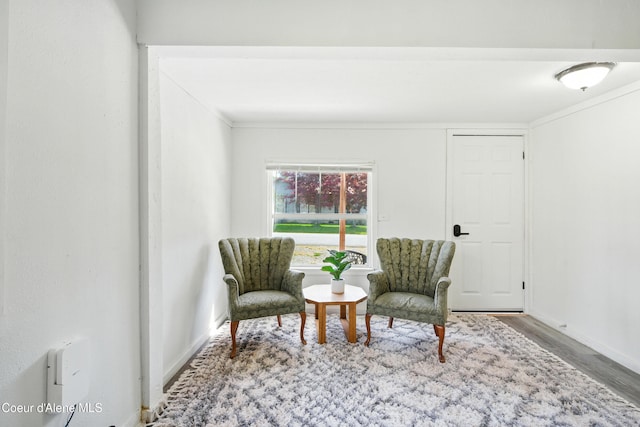 279 Birch Ave, Ponderay, ID 83852 - sitting room with wood finished floors and baseboards