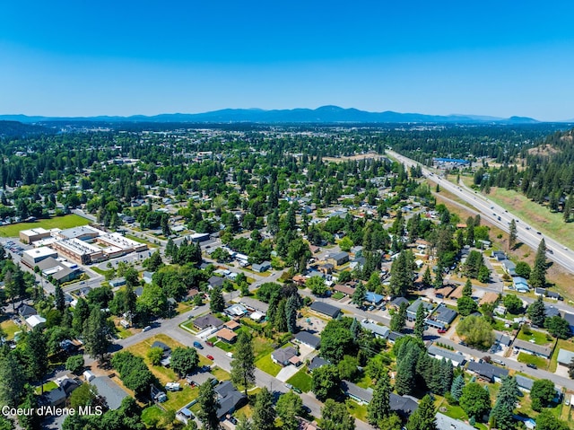 1623 E Boyd Ave, Coeur Dalene, ID 83814 - aerial view of property's location with mountains