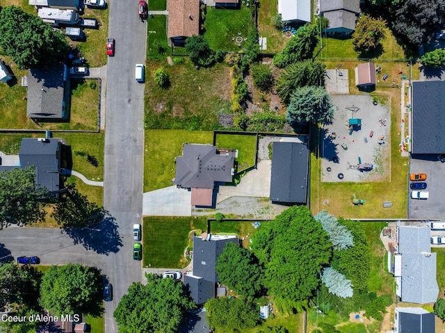1623 E Boyd Ave, Coeur Dalene, ID 83814 - aerial view of property's location featuring nearby suburban area