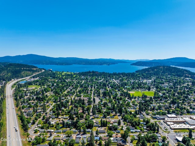 1623 E Boyd Ave, Coeur Dalene, ID 83814 - bird's eye view of a water and mountain view