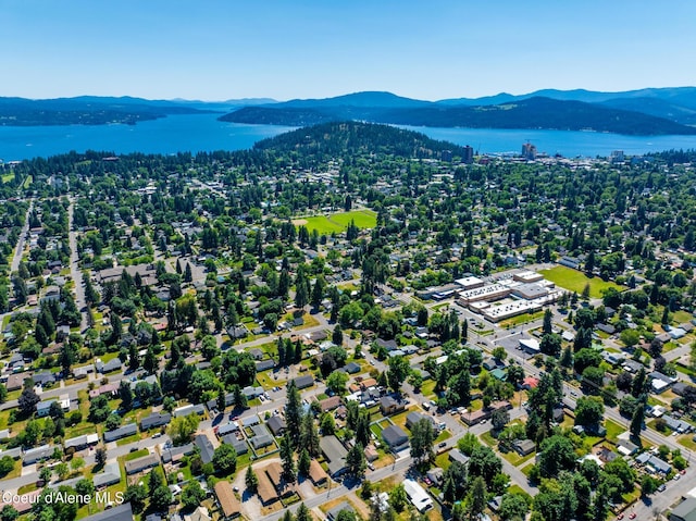 1623 E Boyd Ave, Coeur Dalene, ID 83814 - drone / aerial view of a water and mountain view