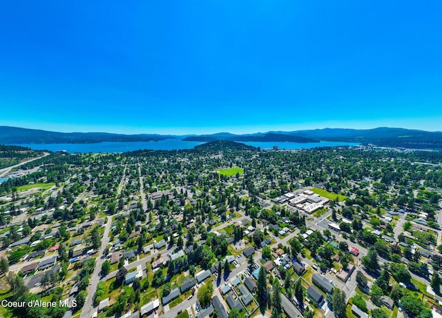 1623 E Boyd Ave, Coeur Dalene, ID 83814 - aerial view of a water and mountain view