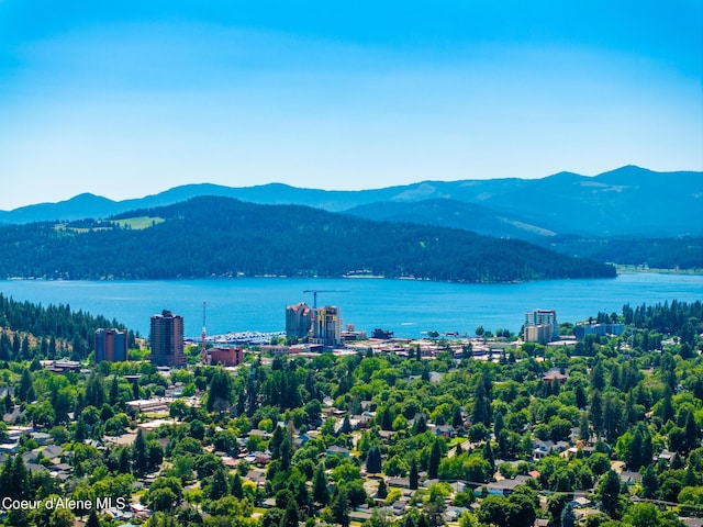 1623 E Boyd Ave, Coeur Dalene, ID 83814 - bird's eye view of a water and mountain view