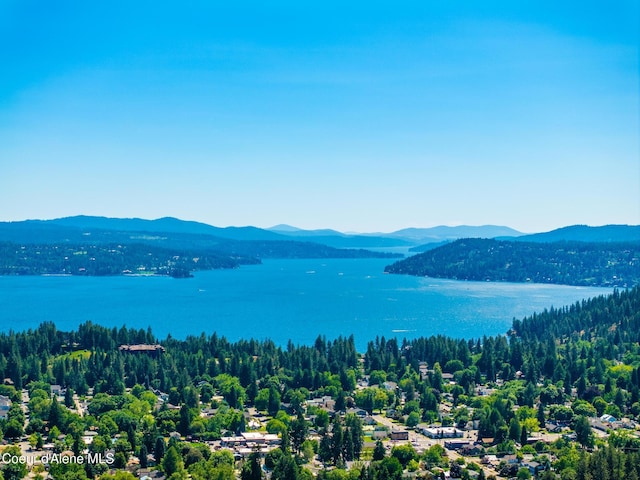 1623 E Boyd Ave, Coeur Dalene, ID 83814 - bird's eye view of a water and mountain view and a forest