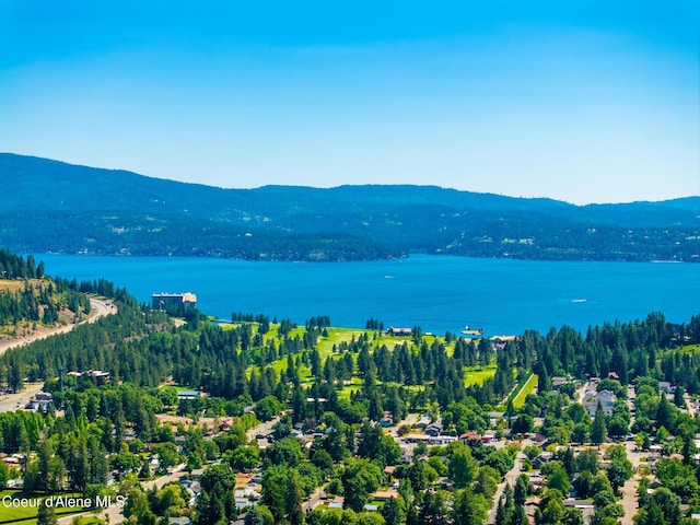 1623 E Boyd Ave, Coeur Dalene, ID 83814 - aerial view of a water and mountain view