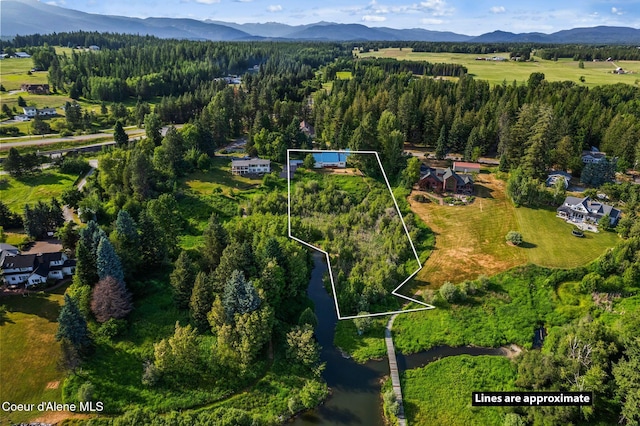 182 Sunnyside Rd, Sandpoint, ID 83864 - view of property location with mountains and property boundaries highlighted