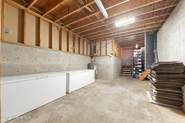 299 Oak Ter, Cocolalla, ID 83813 - unfinished below grade area with electric water heater