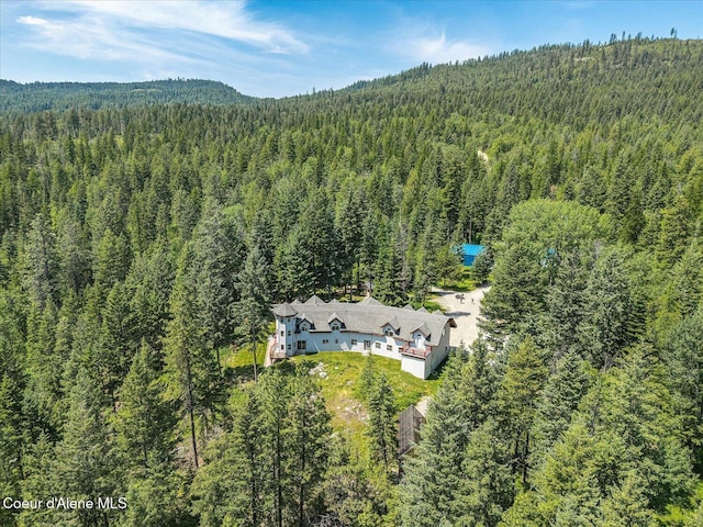 299 Oak Ter, Cocolalla, ID 83813 - aerial view of property and surrounding area featuring a forest