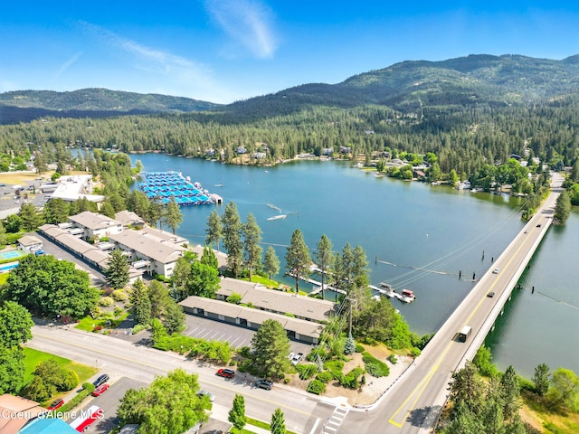 204 E 1st Ave E # 4, Post Falls, ID 83854 - drone / aerial view of a water and mountain view