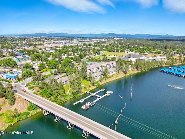204 E 1st Ave E # 4, Post Falls, ID 83854 - bird's eye view of a water and mountain view