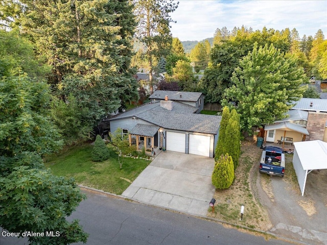 3212 N 7th St, Coeur Dalene, ID 83815 - aerial view of property and surrounding area