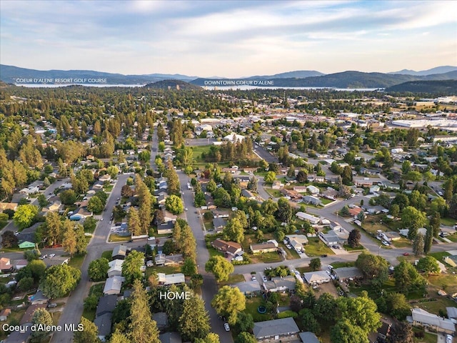 3212 N 7th St, Coeur Dalene, ID 83815 - aerial overview of property's location featuring nearby suburban area