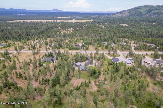 695 W Keva Ln, Athol, ID 83801 - view of property location featuring a heavily wooded area and mountains