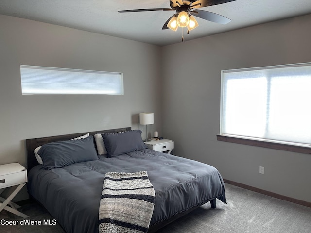 4263 N Donovan Ln, Post Falls, ID 83854 - bedroom featuring carpet flooring and a ceiling fan